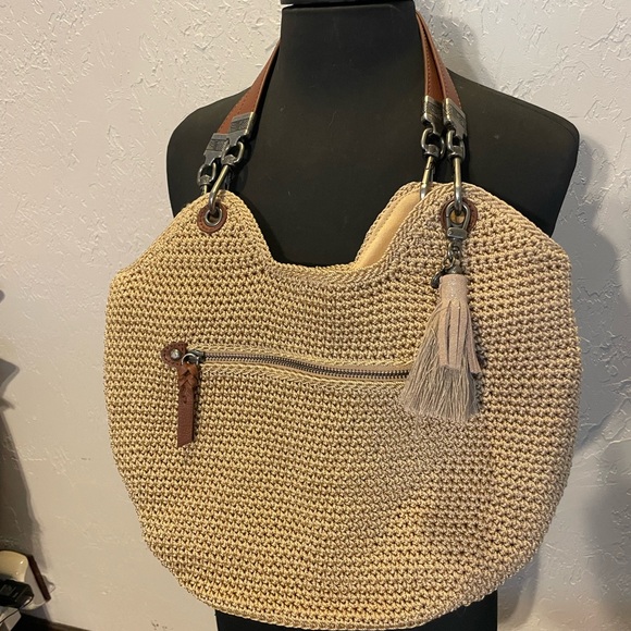 The Sak Handbags - The Sak Indio Crochet Beige Women Bag